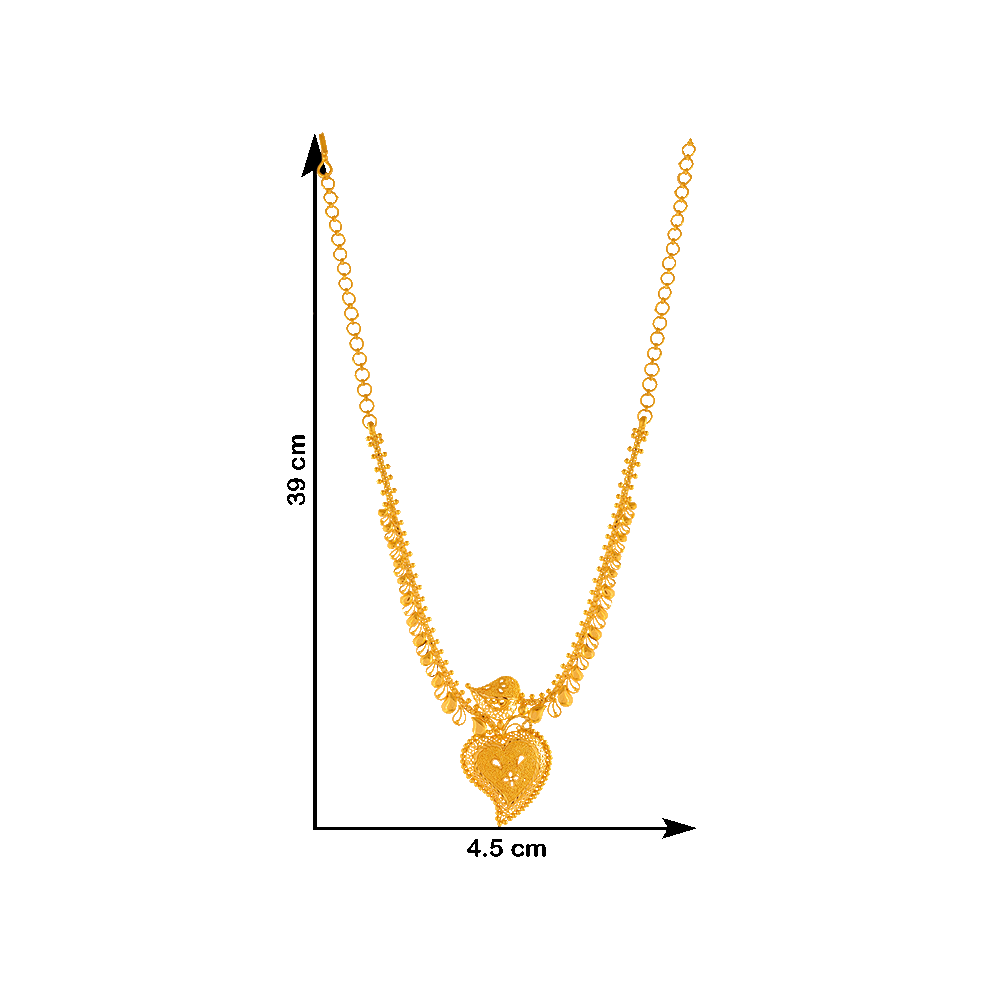 P.C. Chandra Jewellers 22KT Yellow Gold Necklace for Women