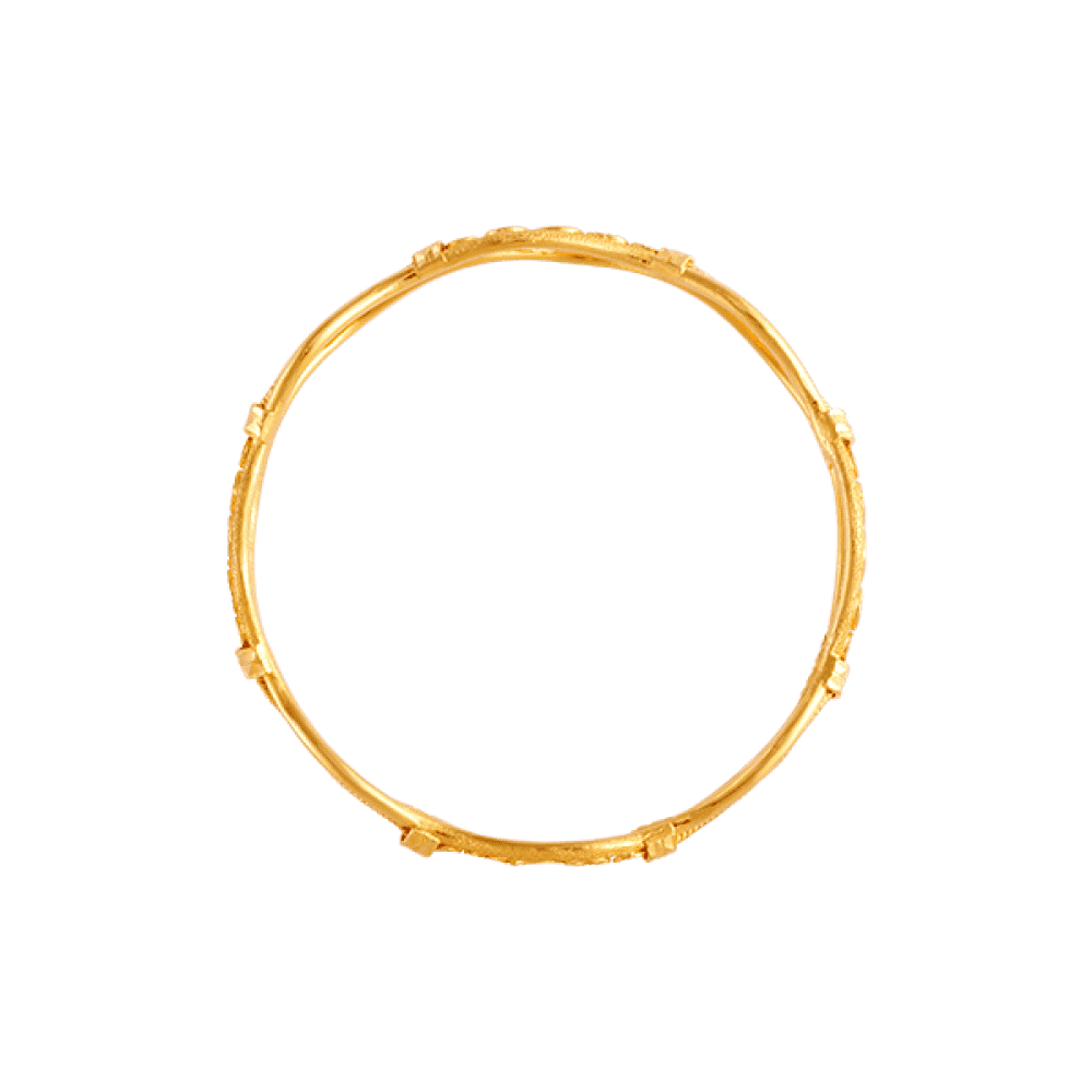 22KT Yellow Gold Loha Bangle for Women