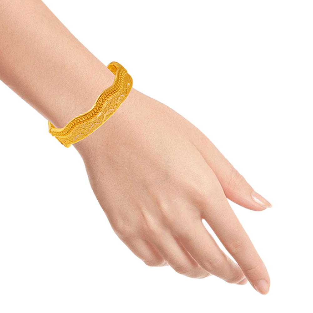 22KT Yellow Gold Bangle for Women