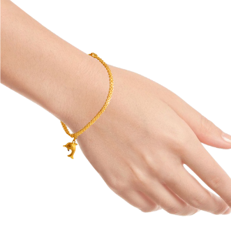 24K Gold Bracelets For Women Leaf Simple And Bright 2019 New Design Trendy  Luxury Long Bangles Valentine Presents - AliExpress