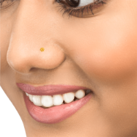 22KT (916) Yellow Gold Nose Ring