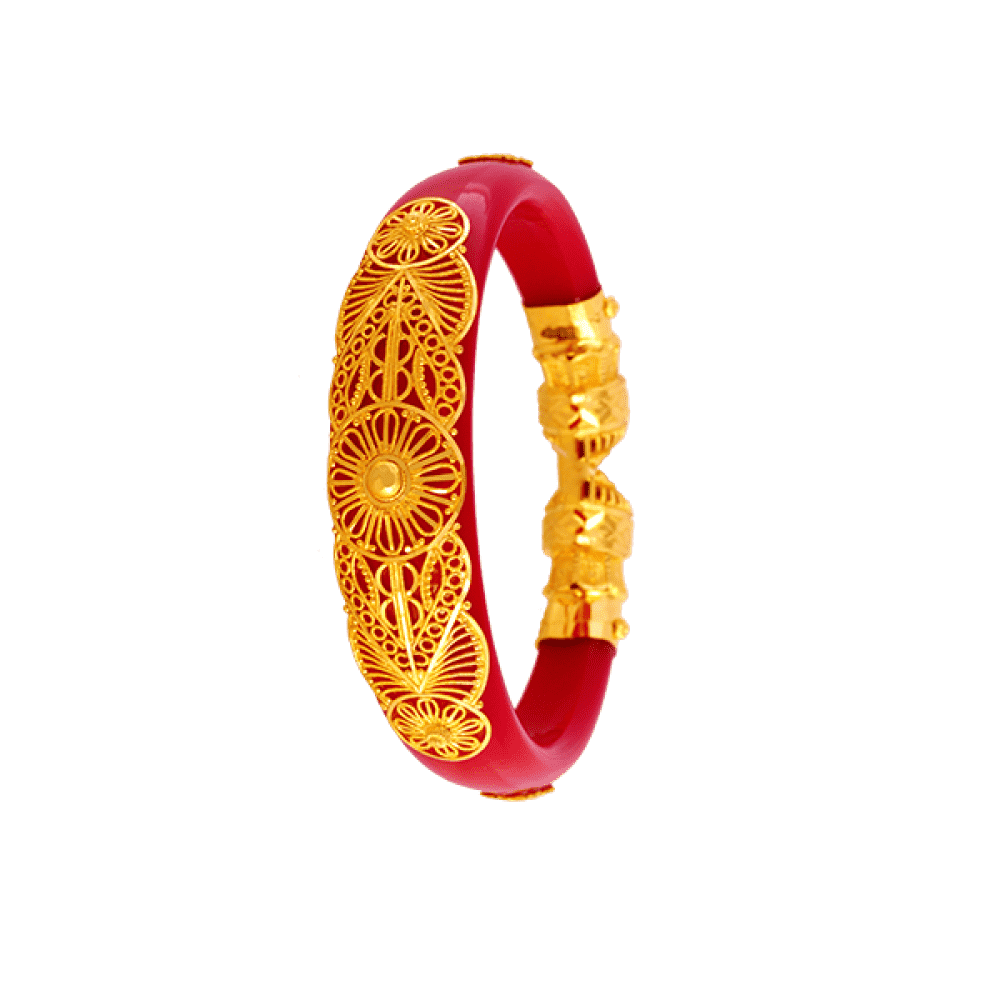 P.C. Chandra Jewellers 22KT Yellow Gold Bangle for Women | Gold bangles  design, Gold bangles for women, Bangles
