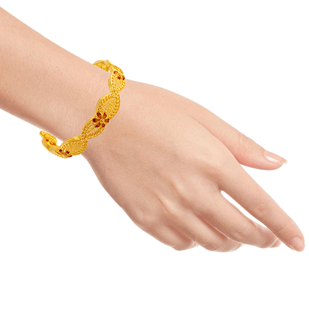 22KT Yellow Gold Bangle for Women