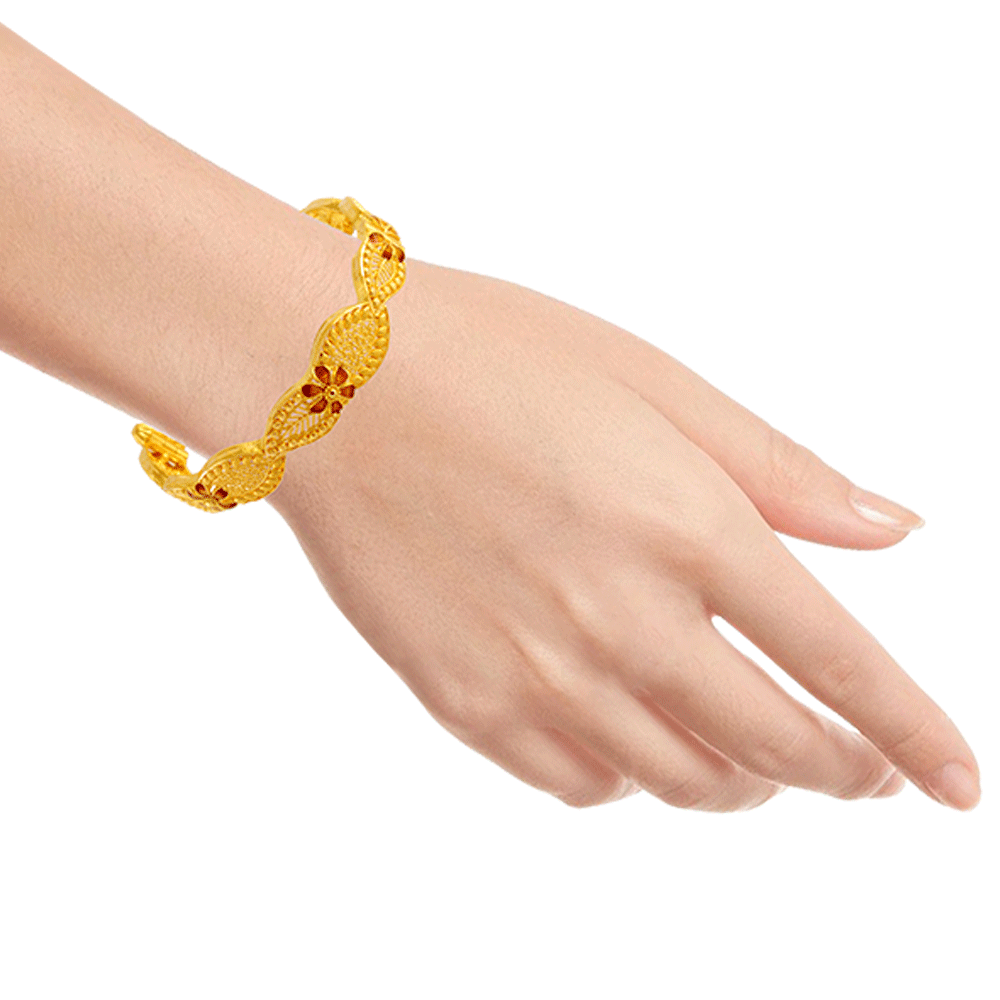 22KT Yellow Gold Bangle for Women