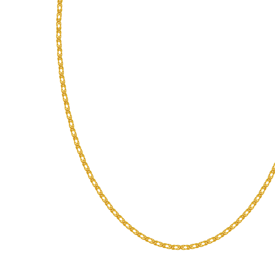 22KT (916) Yellow Gold Chain for Women