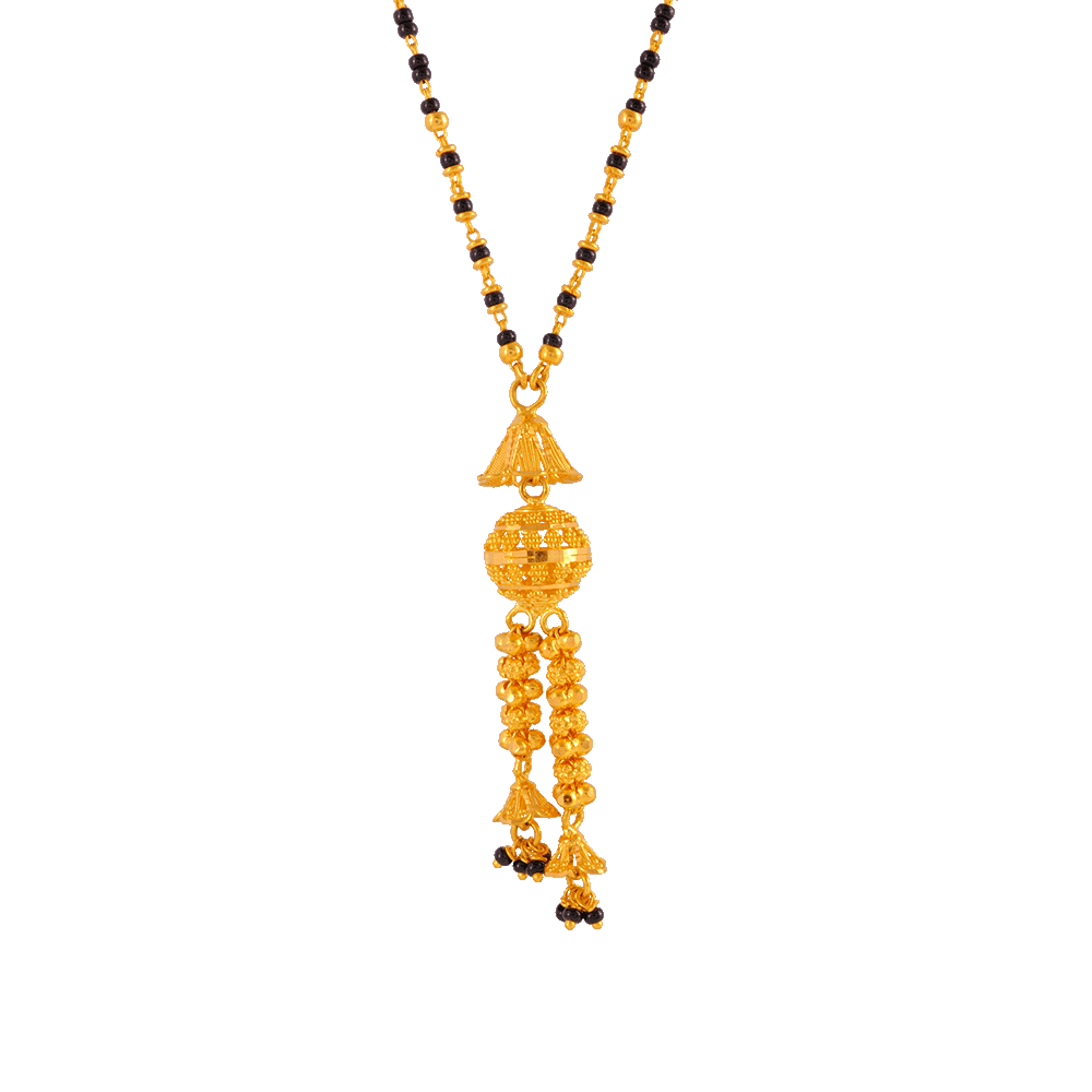 P.C. Chandra Jewellers 22KT Yellow Gold Mangalsutra for Women