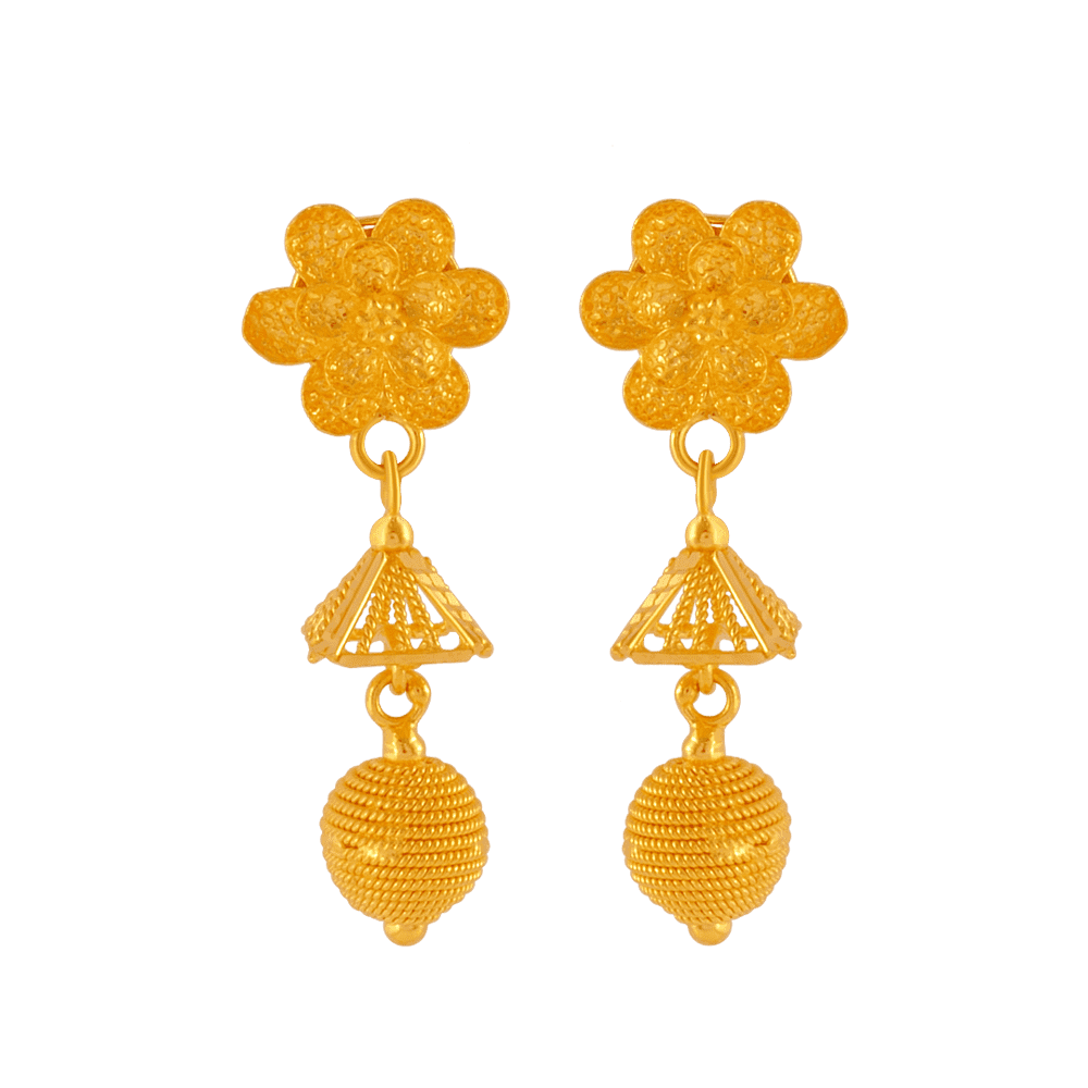 Buy 2500+ Gold Earrings Online | PC Chandra Jewellers