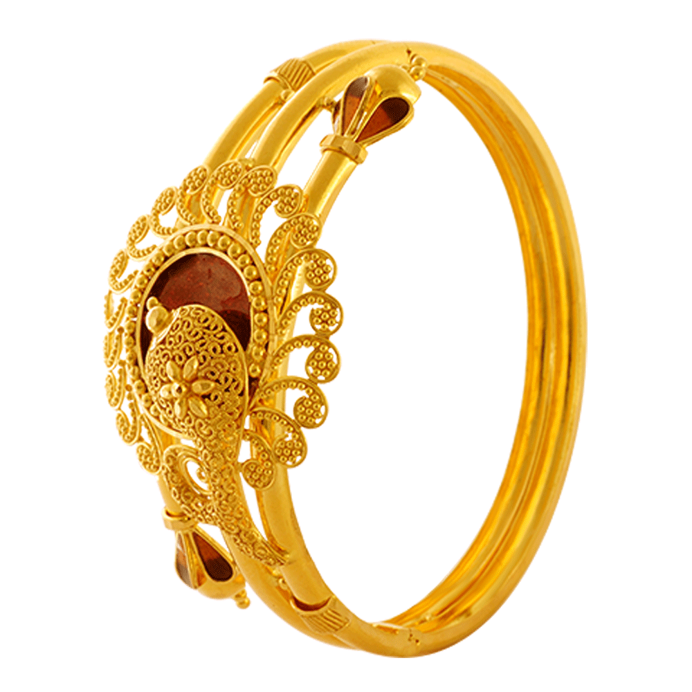 22KT Yellow Gold Bangle for Women