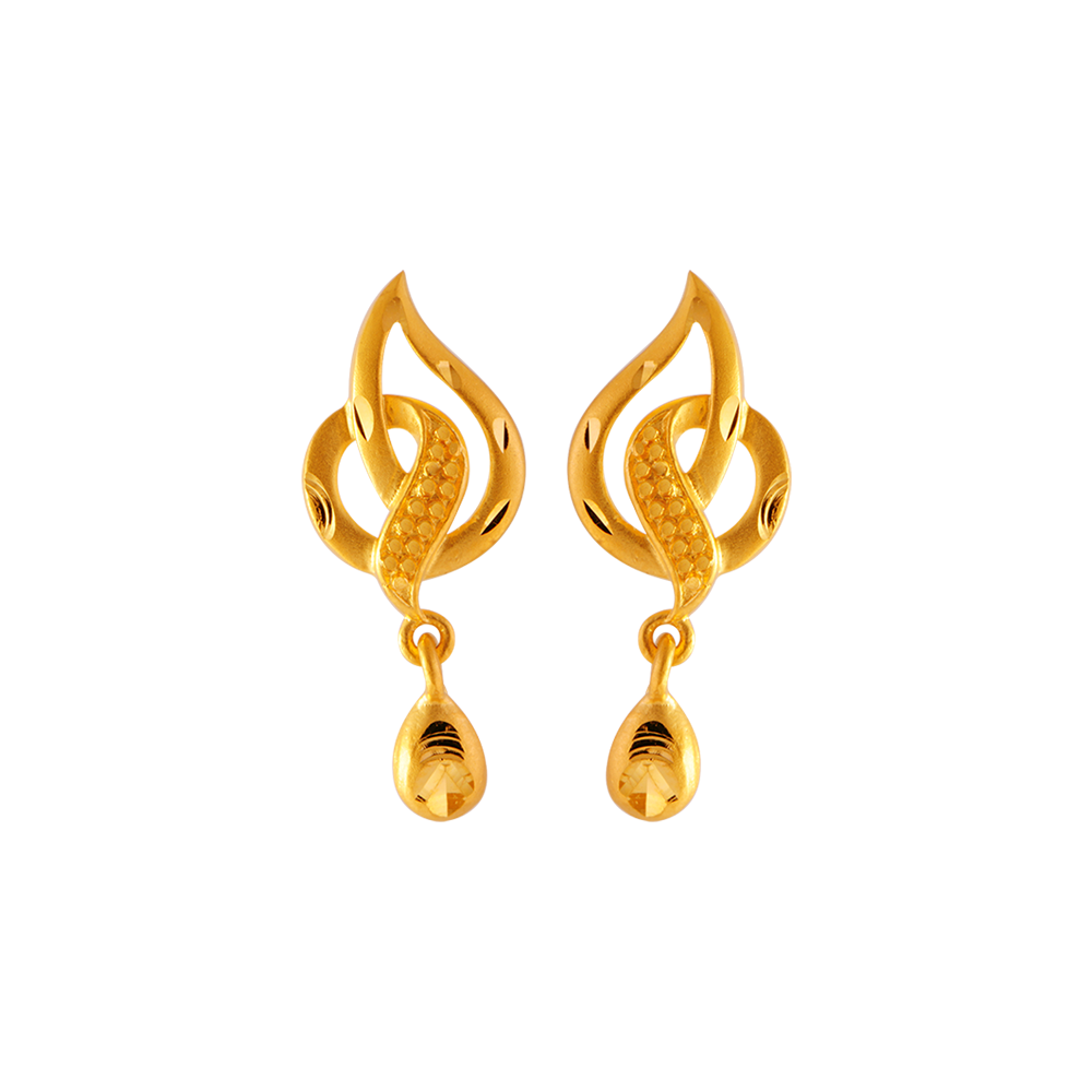 Gold Earrings for women  Asian Gold Earrings  PureJewels