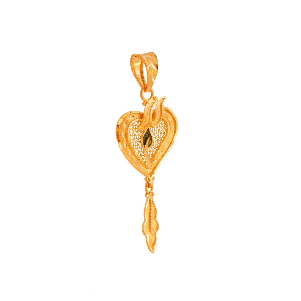 22KT Yellow Gold Pendant for Women