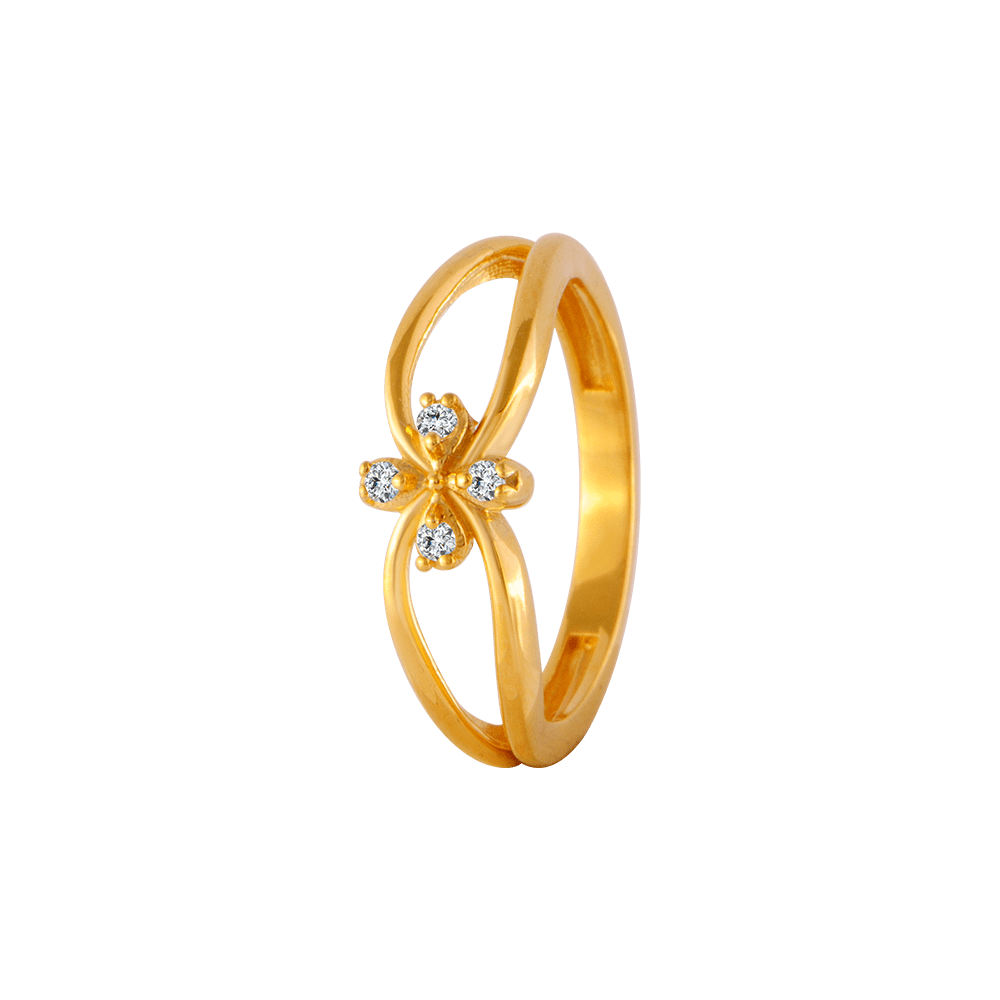 Latest Simple Men's Gold Diamond Ring | PC Chandra Jewellers
