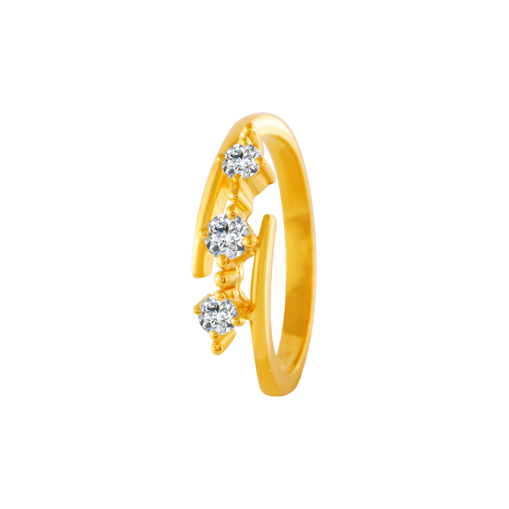 Exquisite 14k Gold Ring for Ladies | PC Chandra Jewellers