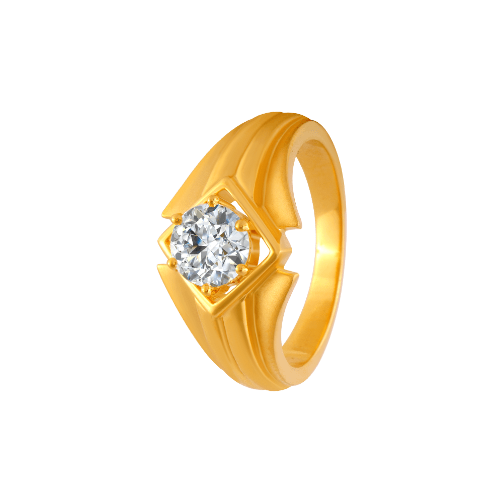 Stylish Gold Ring Online for Men | PC Chandra Jewellers