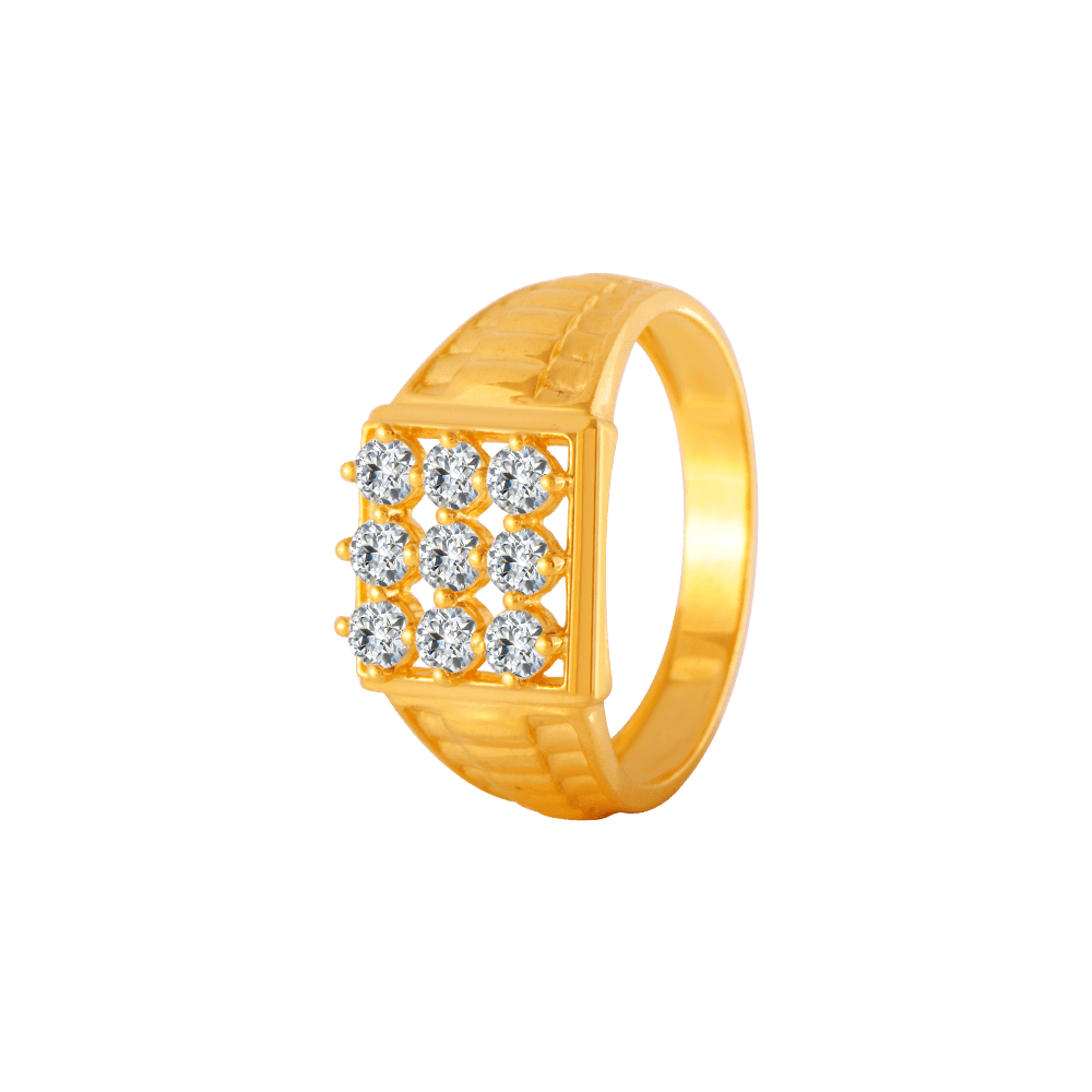 Charming 18k Gold and Diamond Ring for Women | PC Chandra