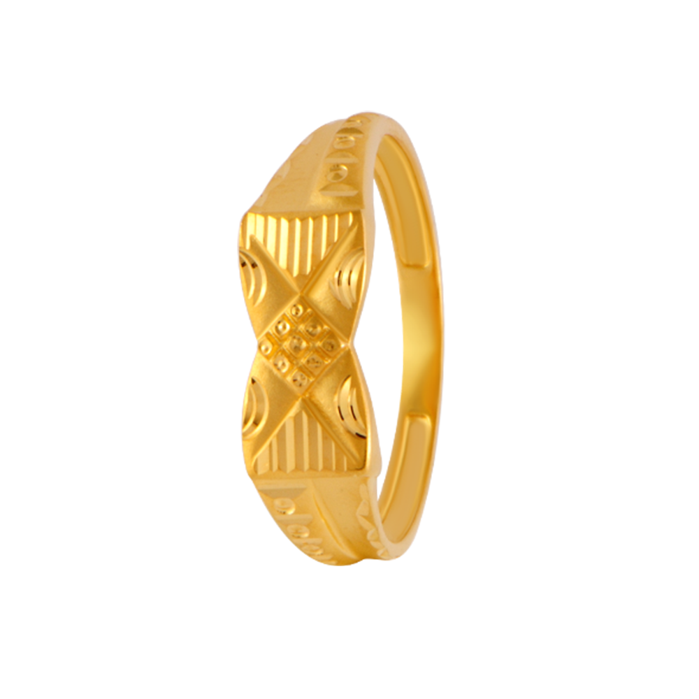 Timeless 22 Karat Yellow Gold Finger Ring | PC Chandra Jewellers