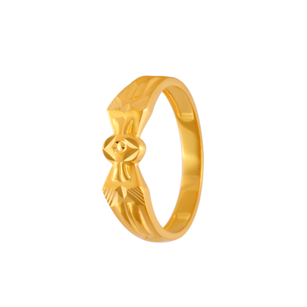 Superior Royal Looking Forming Gold Finger Ring Designs for Men FR1390