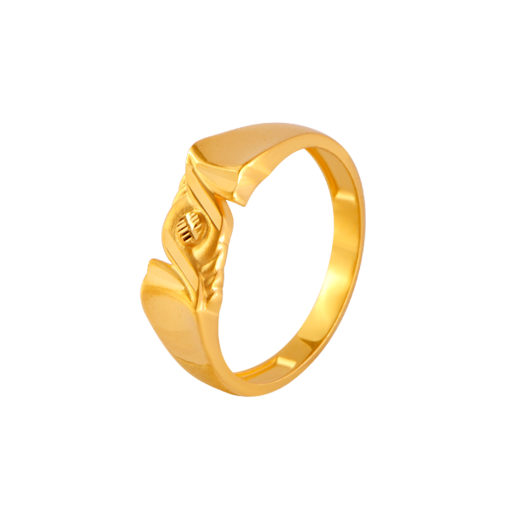 Gold Wedding Ring Designs for Men | Engagement ring for men - PC Chandra