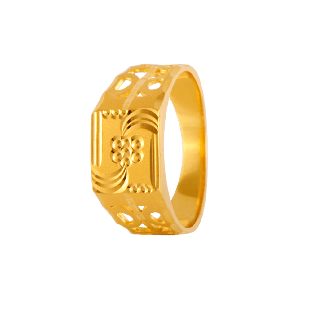 Gold Rings for Men designs with price | PC Chandra Gold Ring Collection