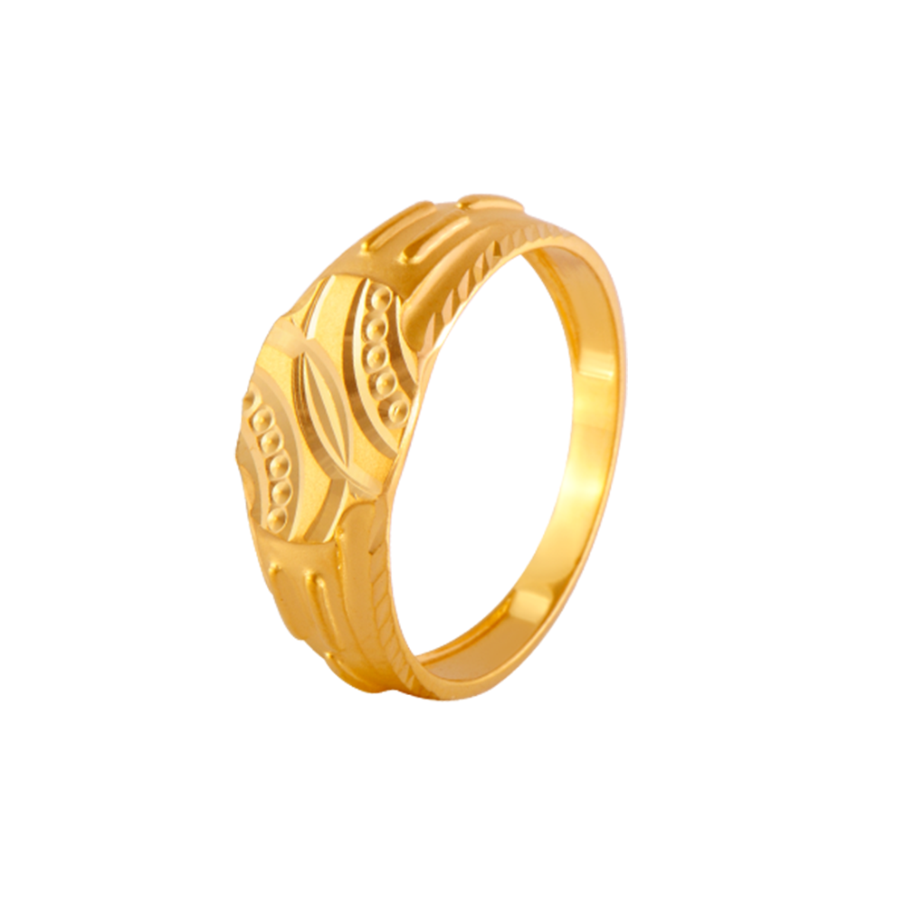 22KT Yellow Gold Ring for Men