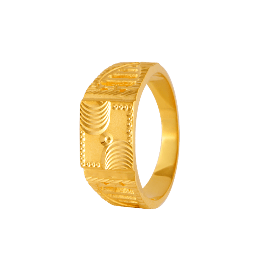 Buy gold ring for men at PC Chandra Jewellers | Gold ring price for men's