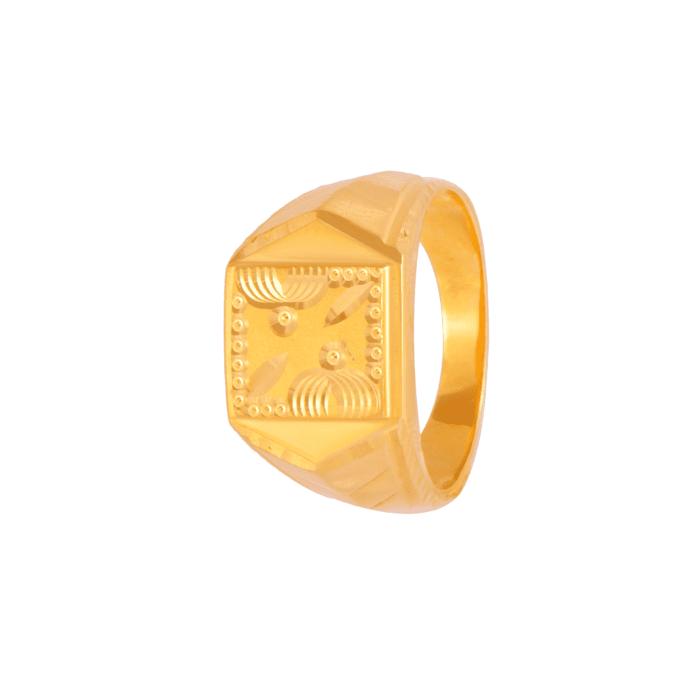 Men's 14k Yellow Gold Ring With Diamonds 7g – Pawn Pro
