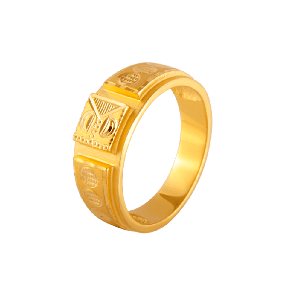 Simple Gold Rings designs for Men with price - PC Chandra Jewellers