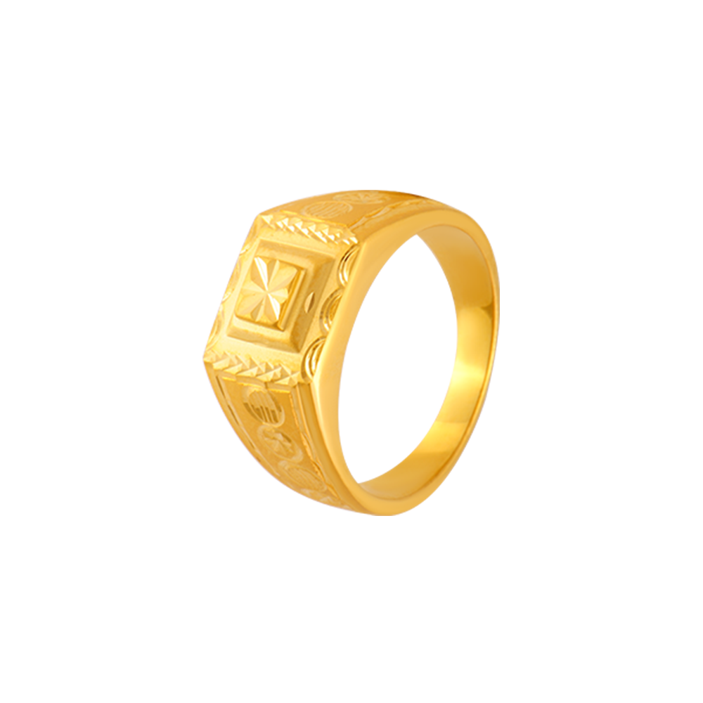 Buy Men’s Ring Designs in 22KT Gold Online| PC Chandra Jewellers