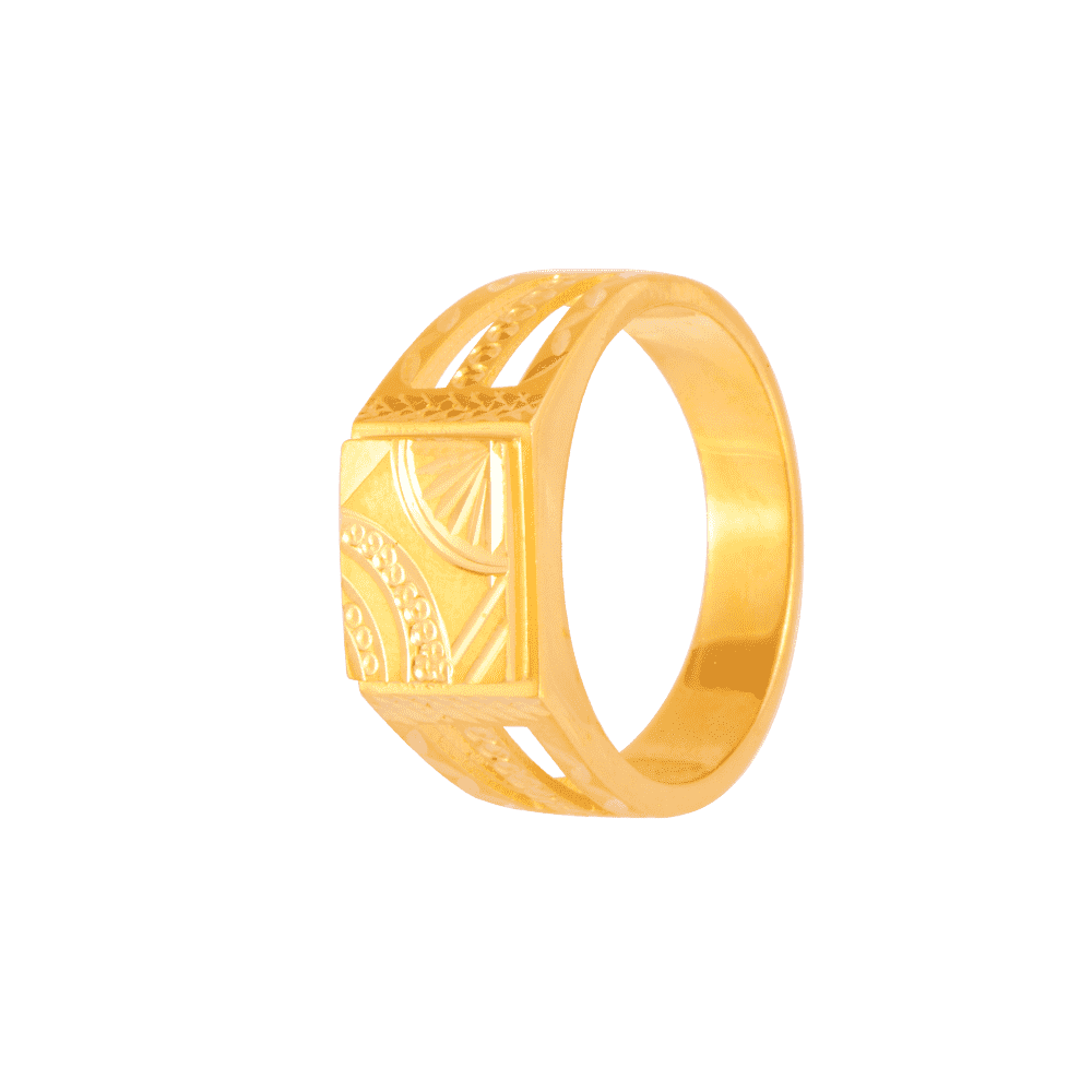Gold Jewellery | Stunning Gold Ring for Men - PC Chandra