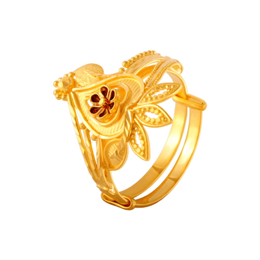 22KT Yellow Gold Ring for Women