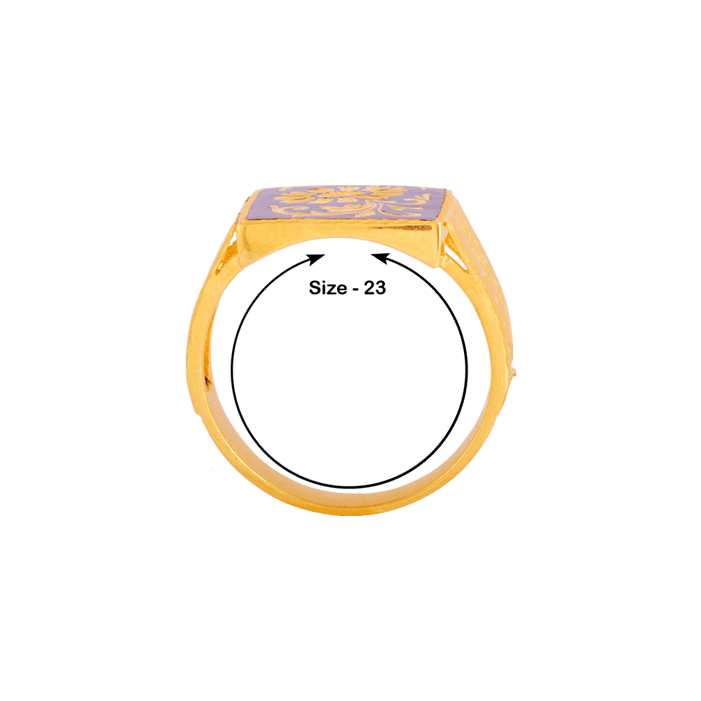 18K Yellow Gold Diamond Men's Ring for Distinctive Style | Pachchigar  Jewellers (Ashokbhai)