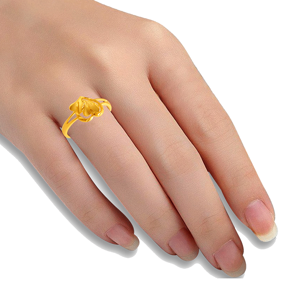 Simple 14kt Gold Rose Ring for Sale | La Kaiser