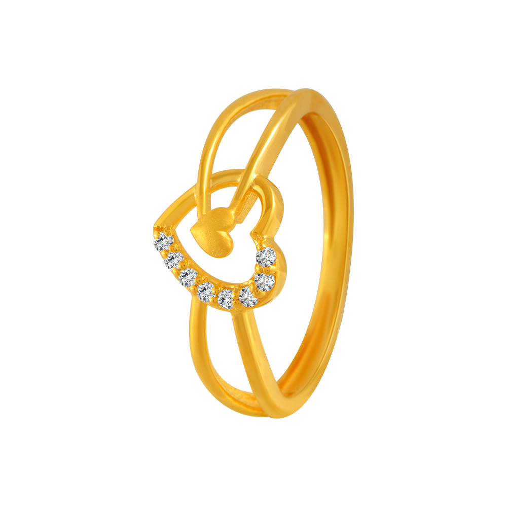 Buy 22K Gold Finger Rings Online | Gold ring for Women at best prices | PC  Chandra Rings