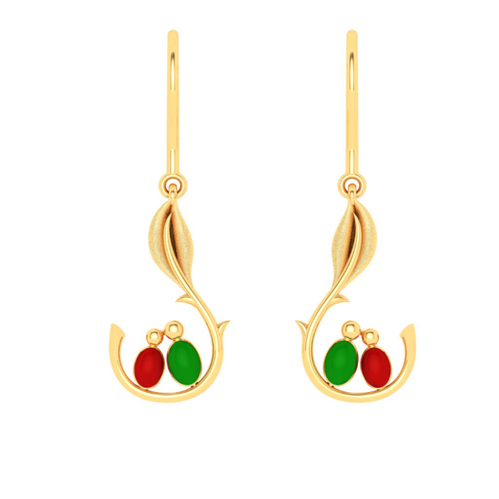 P.C. Chandra Jewellers 22KT Yellow Gold Jhumki Earrings for Women - 3.12  Grams : Amazon.in: Fashion