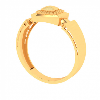 Rare 22K Male Gold Ring From
Goldlite Collection 