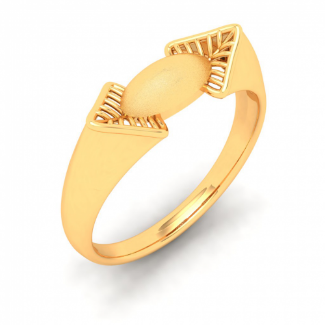 Exclusive Oval Shape Male Gold Ring
From Goldlite Collection 