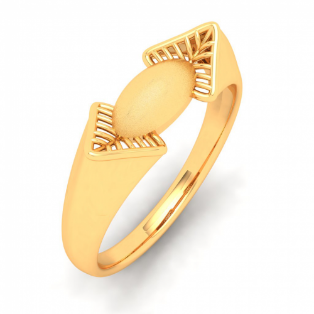 Exclusive Oval Shape Male Gold Ring
From Goldlite Collection 