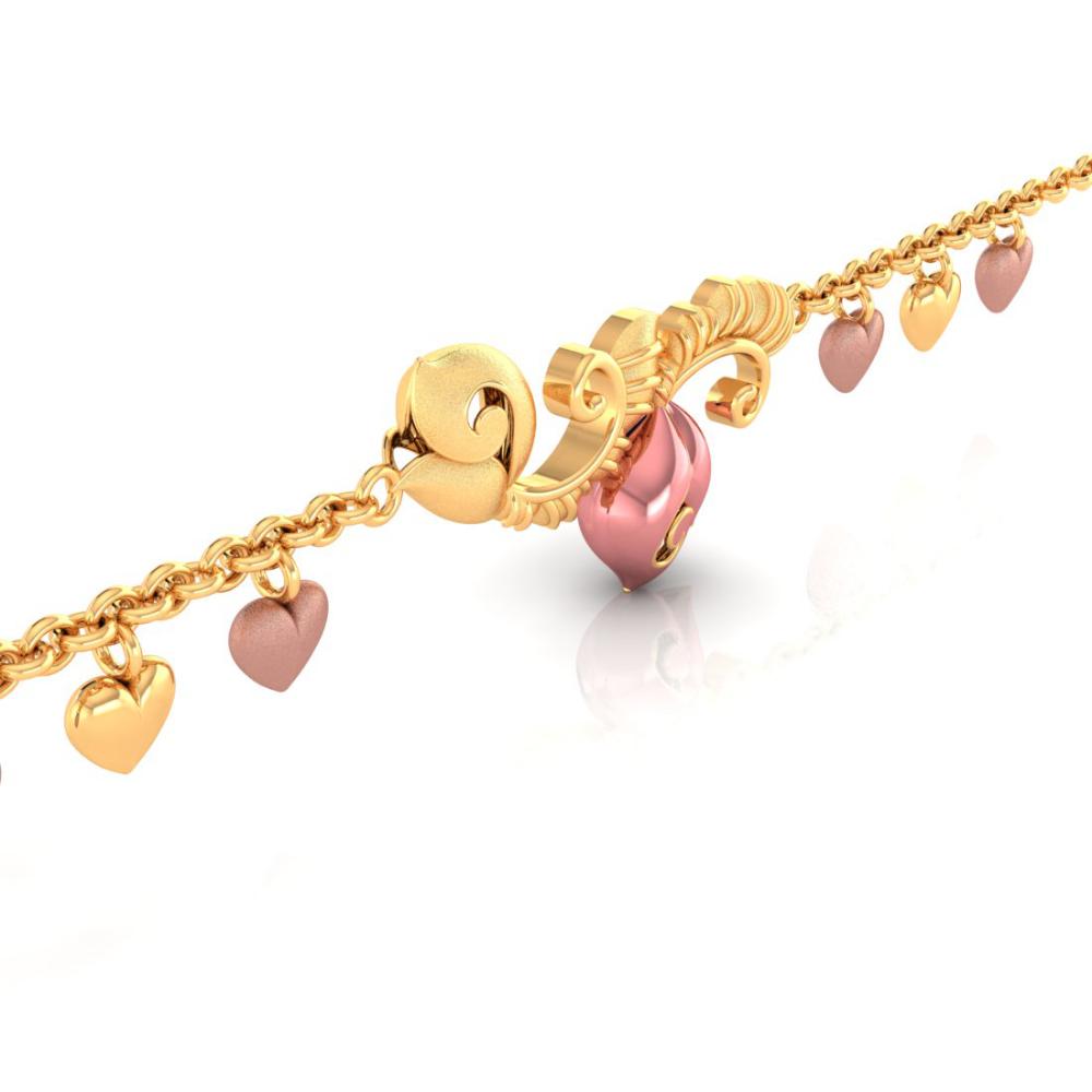Buy 22K Gold Multidesign Casting Ladies Bracelet 226VG2797 Online from  Vaibhav Jewellers