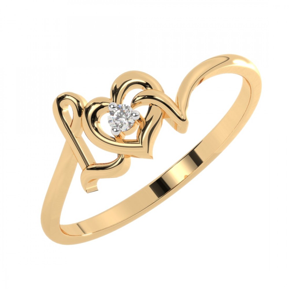 22KT (916) Yellow Gold Ring for Women