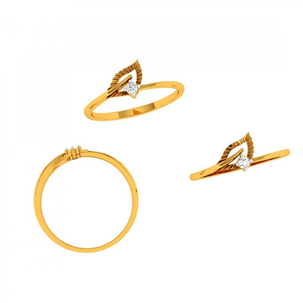 22KT (916) Yellow Gold Ring for Woman