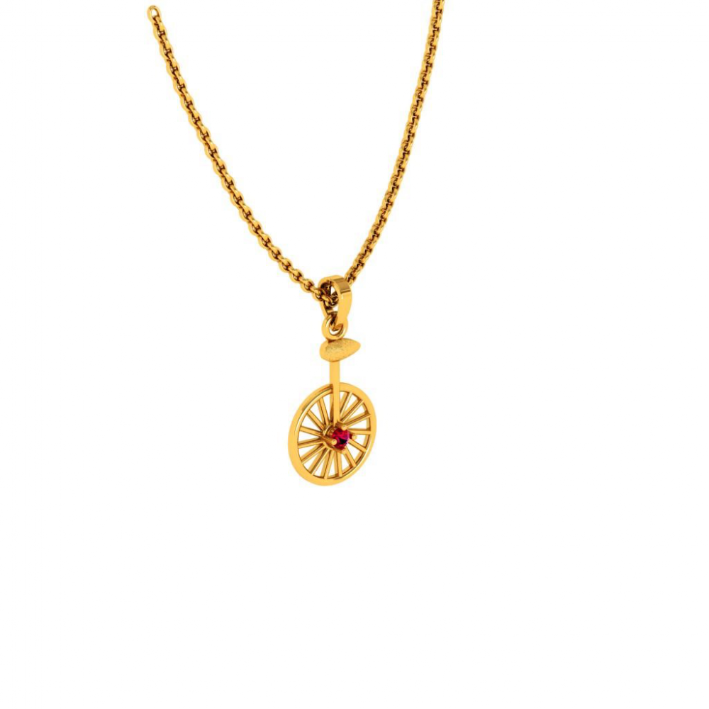 22KT (916) Yellow Gold Pendant for Woman