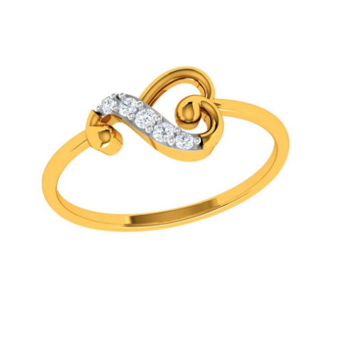 Heart Frame Collector’s Choice Dazzling 22KT Gold Wedding Ring