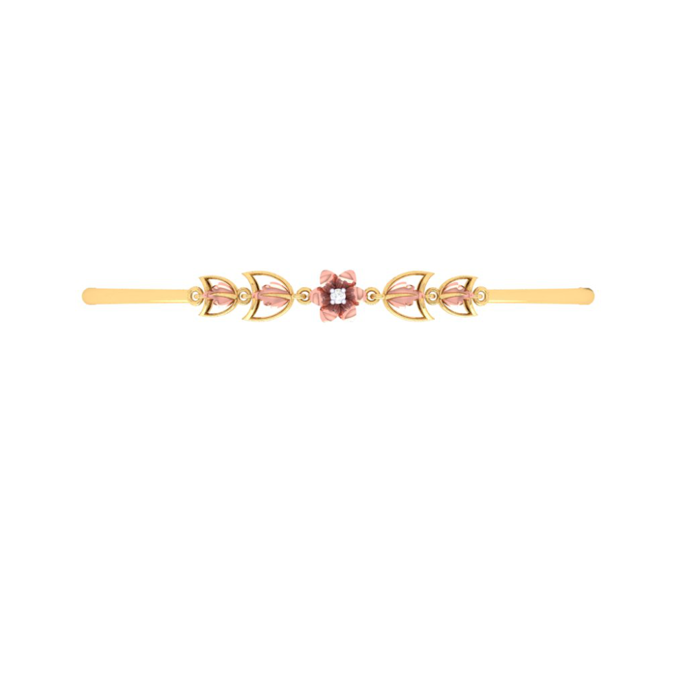 Unique Reflective Striped 22k Gold Bracelet – Andaaz Jewelers