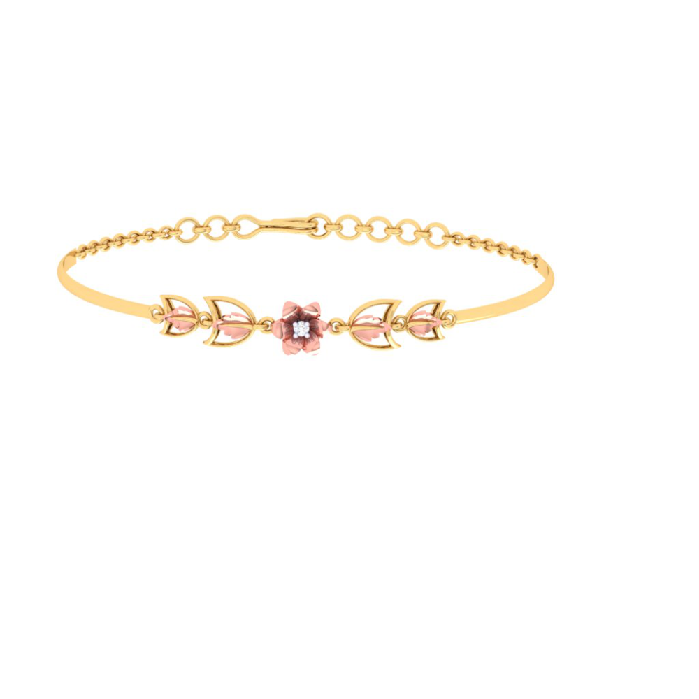 Festal Fashion Gold Plated Multi star bracelet for women & girls (Pack of 1)