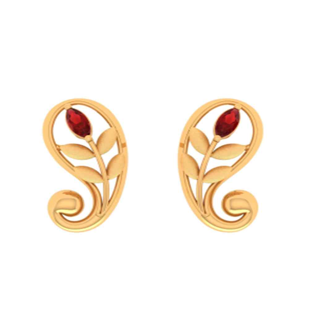 Buy PC Jeweller Artur 22 kt Gold Earrings Online At Best Price @ Tata CLiQ