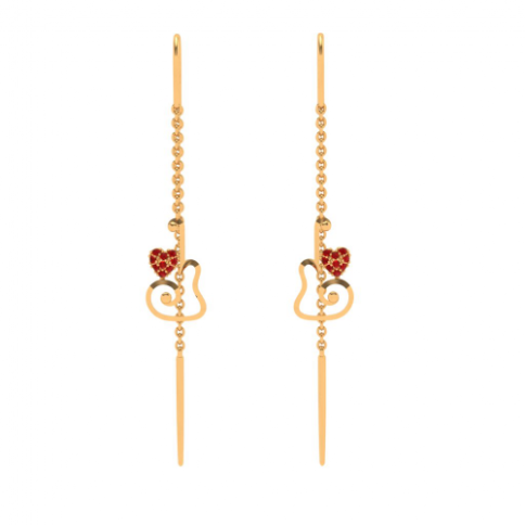 Buy PC Jeweller 18k Gold  Diamond The Ouija Earrings for Women Online At  Best Price  Tata CLiQ