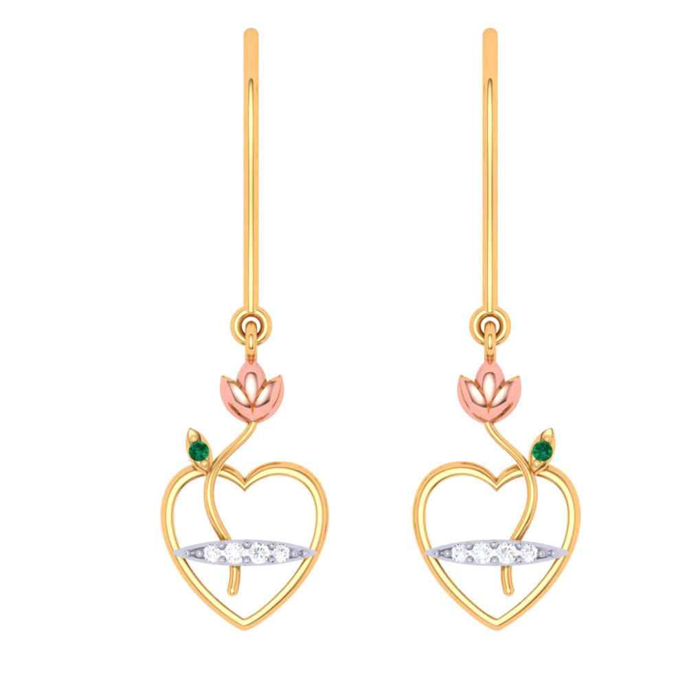 Fancy Gold Earrings at best price in Mumbai by Arihant Jewellers | ID:  2849484823197