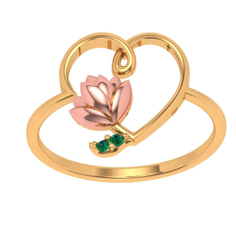 Lotus Ring with Heart Sūtra (Spiritually Enhancing) – Mantraness