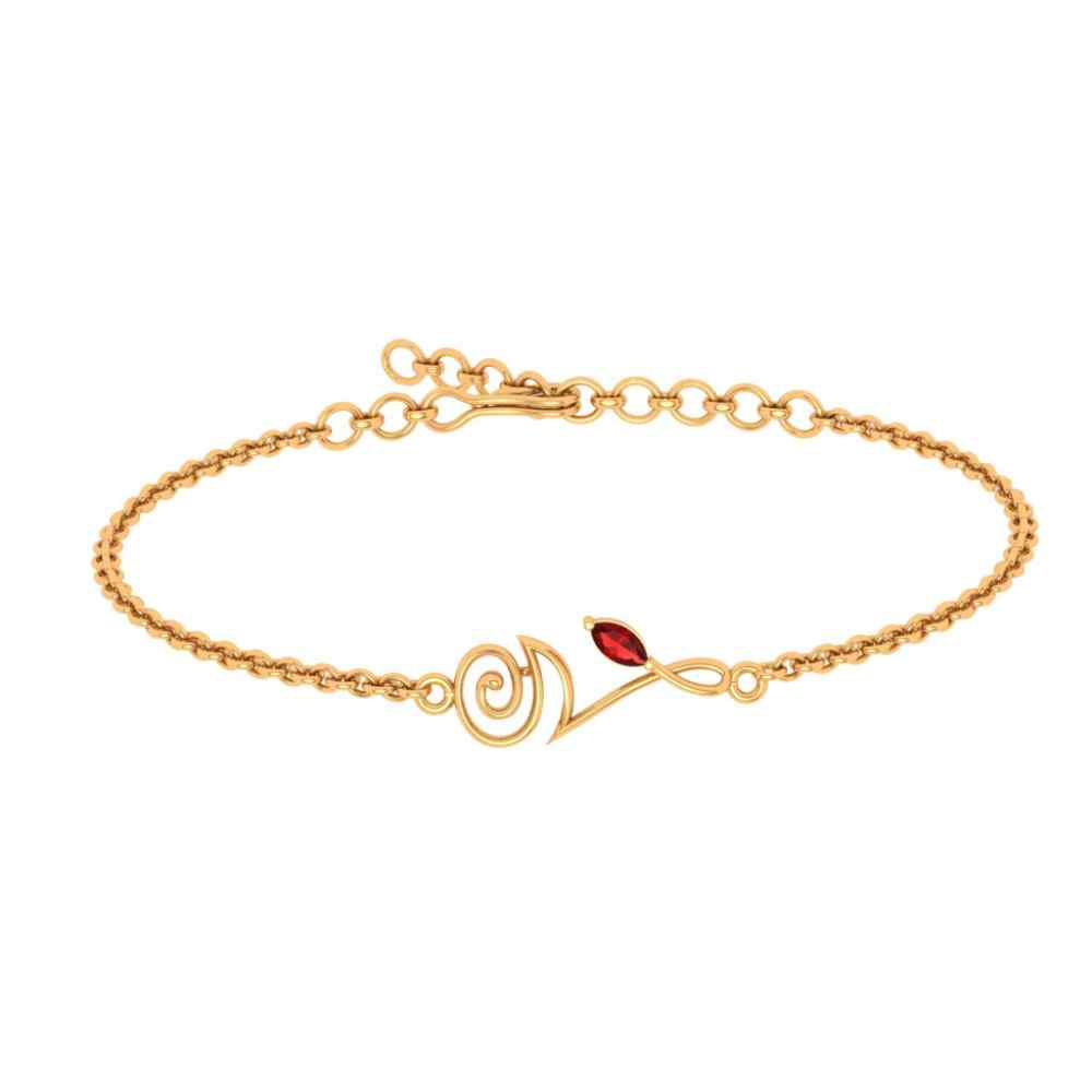 Buy 22k Gold Bracelet for Men, Yellow Gold Bracelet, Unique Stylish Design  S Curve Design, 22kt Indian Gold Bracelet Jewelry Online in India - Etsy