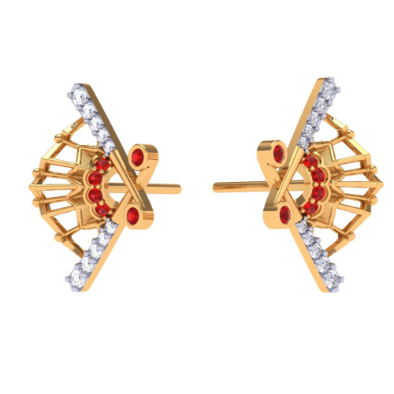 Buy Mia by Tanishq 14k Gold  Diamond Earrings for Women Online At Best  Price  Tata CLiQ