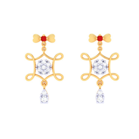 Splendid Diamond Earrings Collection for Ladies | PC Chandra